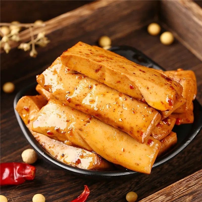 Q弹烤豆干香辣解馋豆腐干五香零食小吃独立包装休闲食品美味好吃