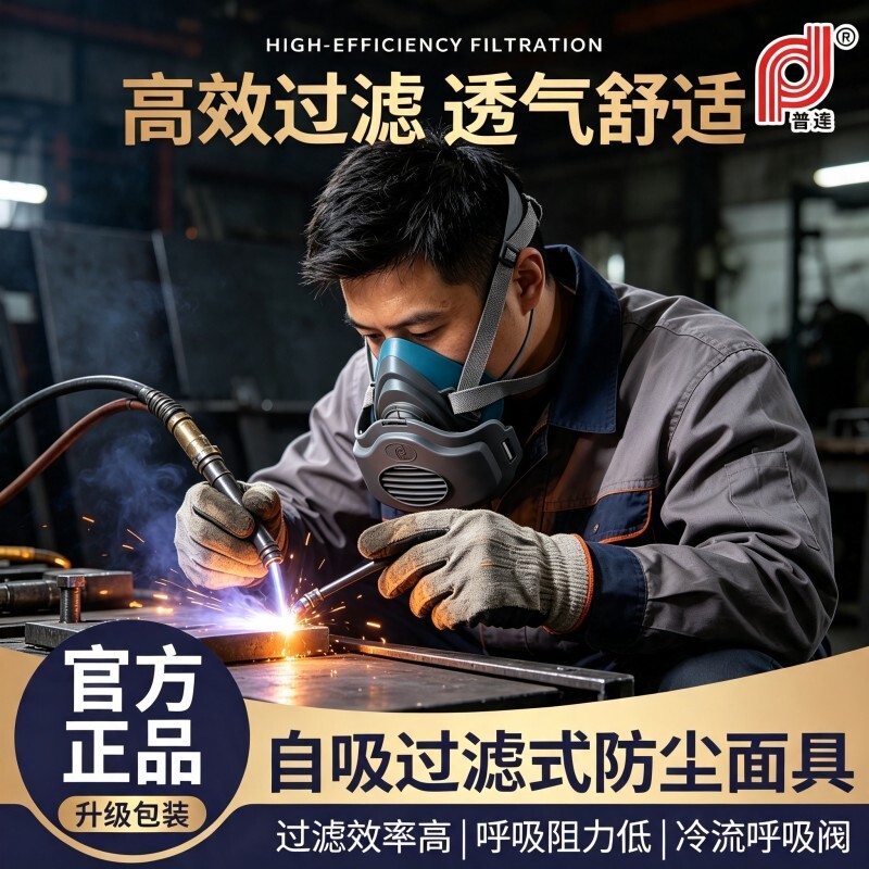 口罩电焊防烟尘透气防尘焊工专用图片