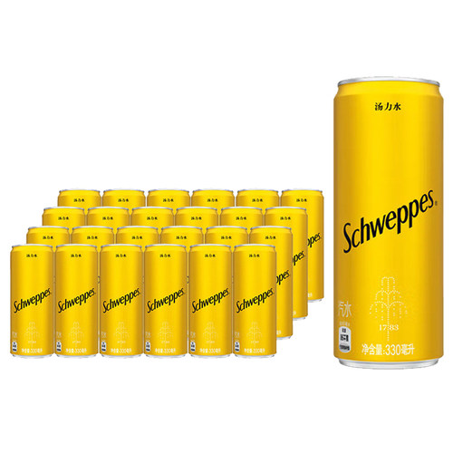 可口可乐怡泉苏打水330ml*12罐