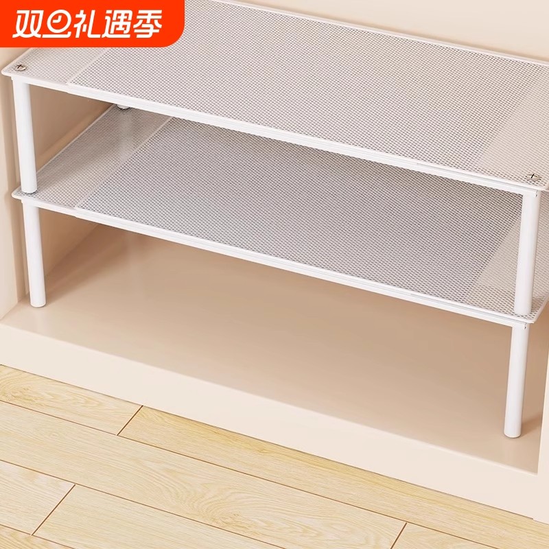 可伸缩鞋柜分层隔板鞋子收纳神器鞋架分隔层柜子置物隔板鞋托层架