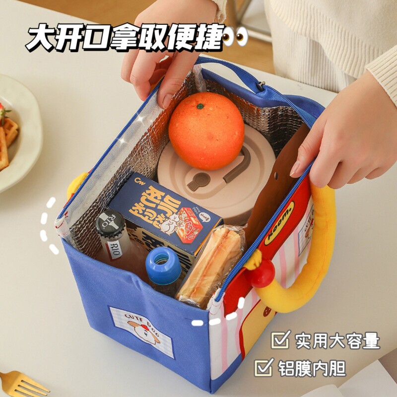 小房子便当包保温袋手提饭盒袋上班族带饭学生午餐包多规格