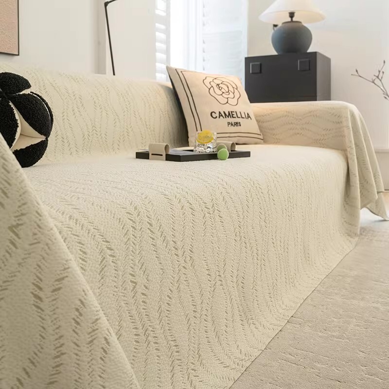 防猫抓太空棉沙发盖布2026新款四季通用沙发巾一整张防滑全包盖毯