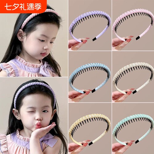 儿童发箍女2026新款女童带齿防滑洗脸专用头箍宝宝压碎发发卡头饰