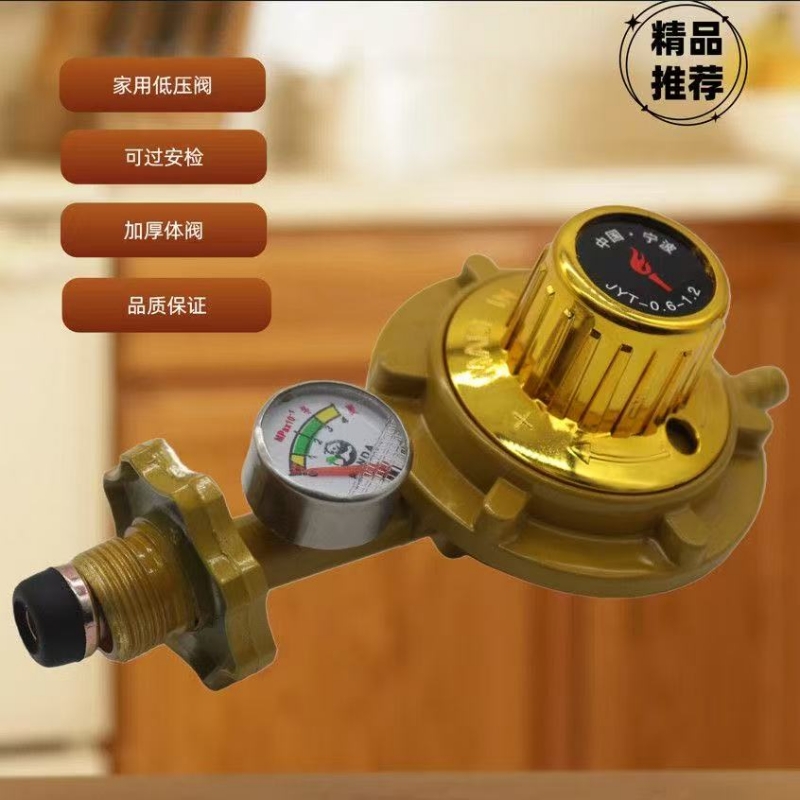 家用0.6-1.2液化气安全阀煤气罐带表阀门煤气阀门表压力表减压阀