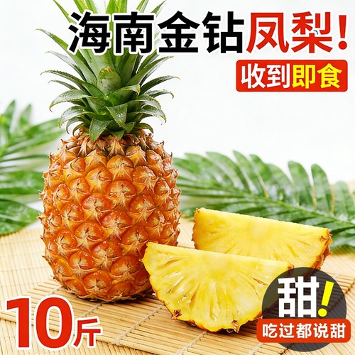 【9斤凤梨钜惠】脆嫩爽口超好吃