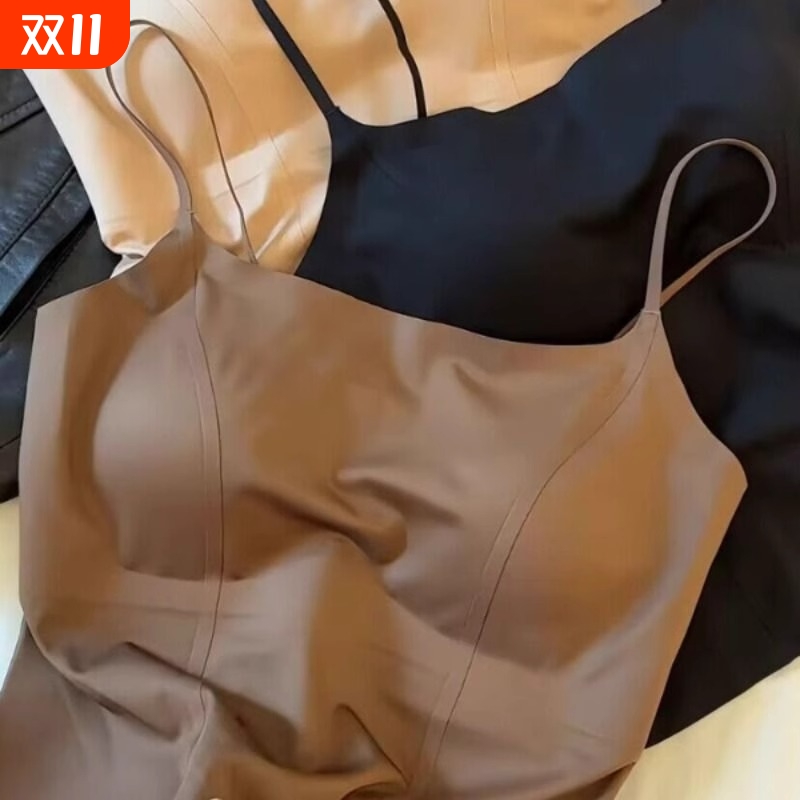 新款无痕吊带外穿美背百搭上衣女
