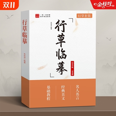 草书练字帖成人行书速成套装