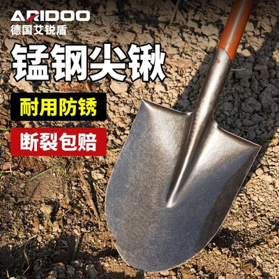 锰钢铁锹大铁锨家种菜工兵铲工具铲户外铲子车载铲撬挖土小挖沙雪