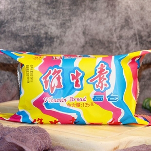 义利维生素面包135g*6个 中华老字号北京老面包 早餐代餐下午茶