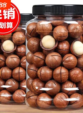 夏威夷果批发价零食坚果重500g送开口器新货健康果仁好吃袋装罐装