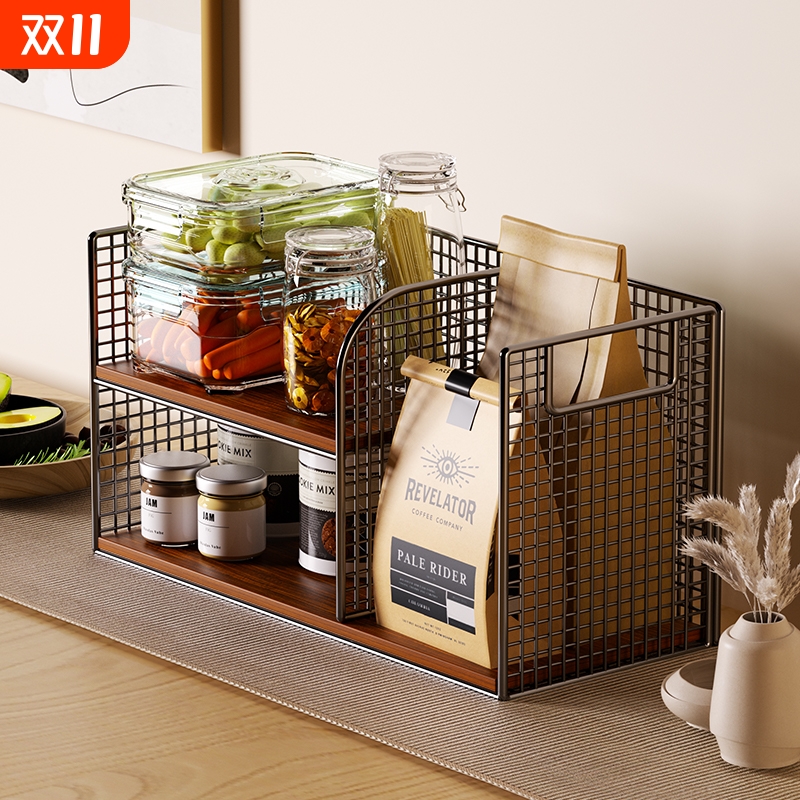 桌面置物架多层化妆品收纳盒收纳架高级感杂物办公室桌面改造必备