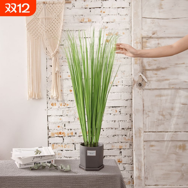 仿真花洋葱草家居装饰婚庆手捧花玫瑰花墙假花INSMW61207