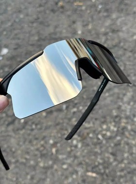 徒步骑行公路专业自行车装备防风沙太阳墨镜男女款滑雪登山镜炫彩