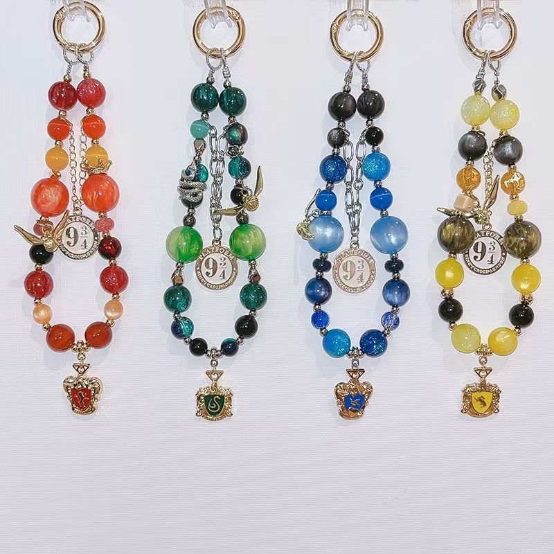 哈利波特手机链斯莱特林格兰芬多学院印象蛇院手机链挂饰挂件饰品