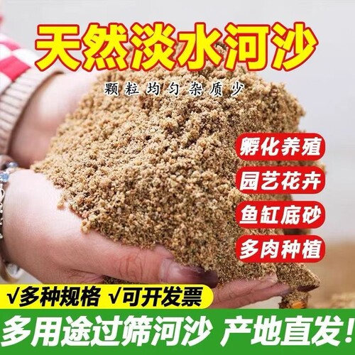 天然河沙粗沙细沙拌土垫底铺面