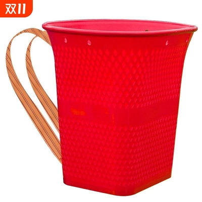 农用巨大型号塑料背篓加大加厚塑胶背篼农用家用大背筐蔬菜背篓