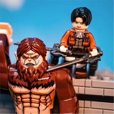 兼容乐高国潮进击的巨人利威尔人