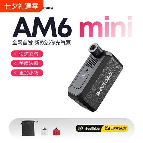友骑【新款发布】AM6mini电动打气机山地公路自行车可携式打气筒
