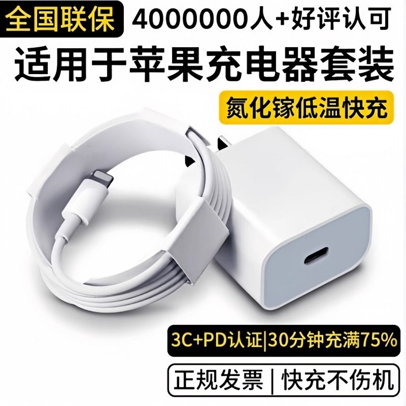 兼容适用苹果充电快充10W