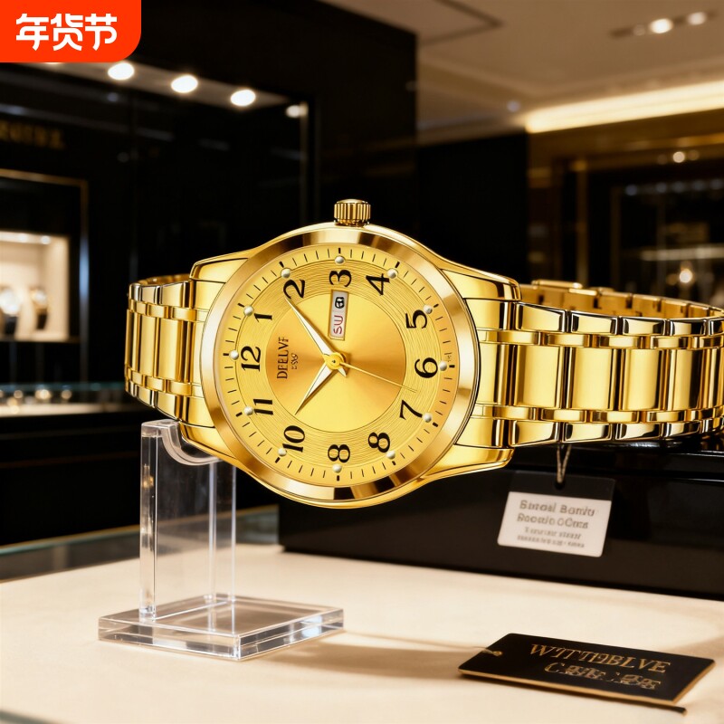 全自动名牌手表男士非机械表学生潮流镂空全自动十大防水男款正品