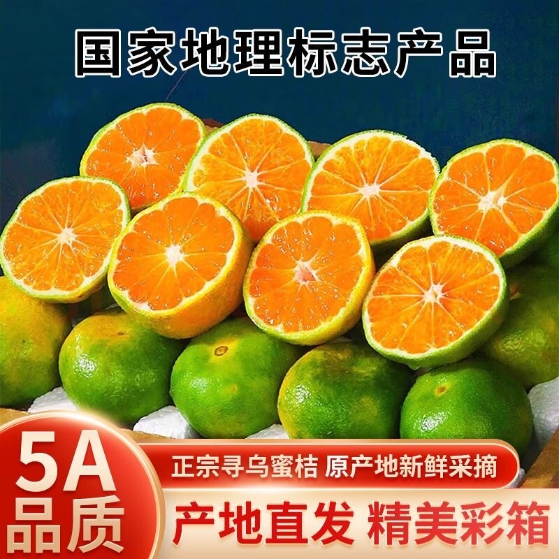 【平晏果园】正宗江西寻乌新鲜桔子青皮蜜桔蜜橘特早当季孕妇水果