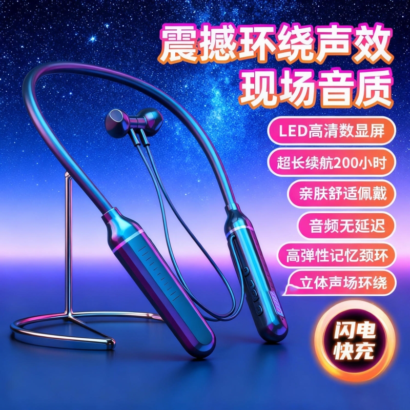 无线蓝牙耳机电竞游戏专用2025年新款男生女士超长续航待机低延迟