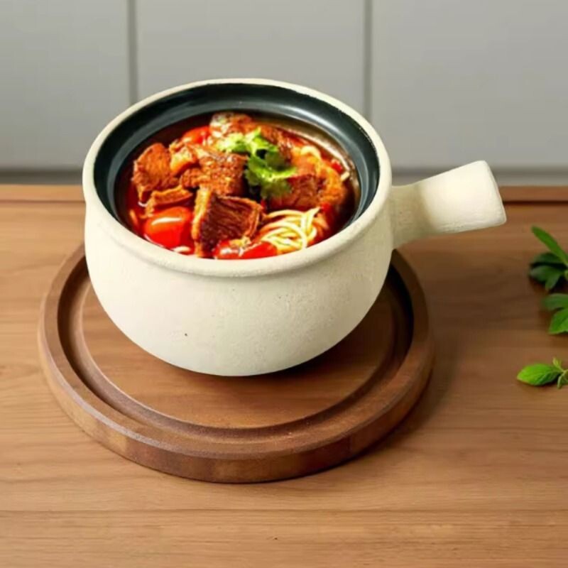 纯平底砂锅电陶炉专用商用耐高浊干烧不裂煮罐罐米线潮汕粥沙锅