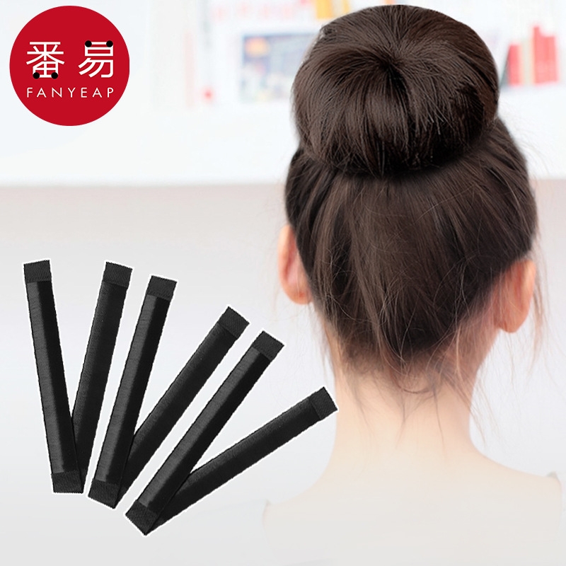 盘发器BA1sn0-丸子头发饰女懒人花苞头卷发假发啪啪圈头饰盘