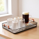 水杯子架沥水托盘放茶杯家用置物架茶具收纳桌面咖啡杯架轻奢双层
