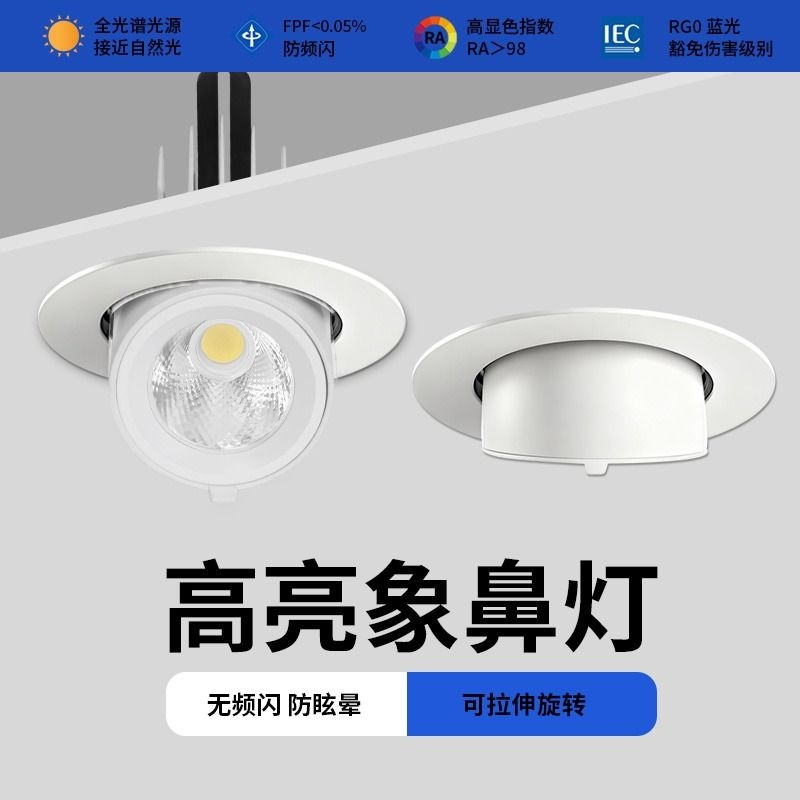 嵌入式客厅led象鼻灯维刚