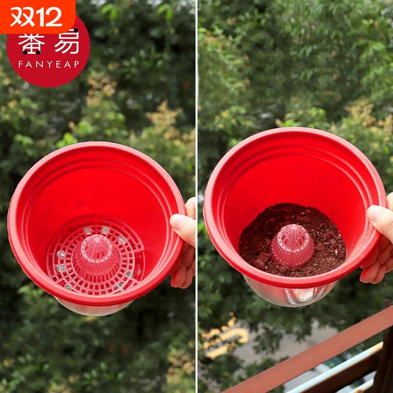 花盆垫片B1vl0-花盆底孔网垫防漏土透气漏水垫底网塑料沥水锥盆