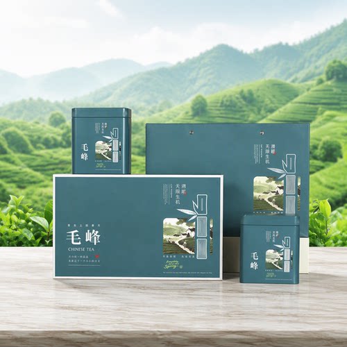 黄山毛峰绿茶新茶茶叶安徽毛峰茶明前特级毛尖嫩芽散装袋装山茶