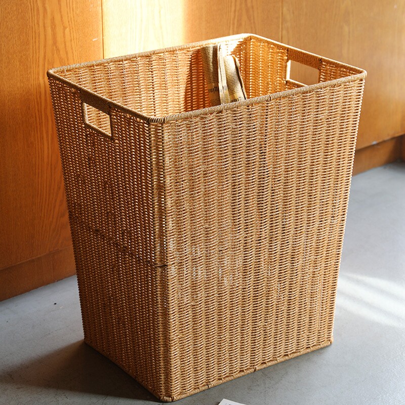 仿藤编脏衣篮ins风脏衣服收纳筐家用浴室洗衣篮子编织脏衣筐