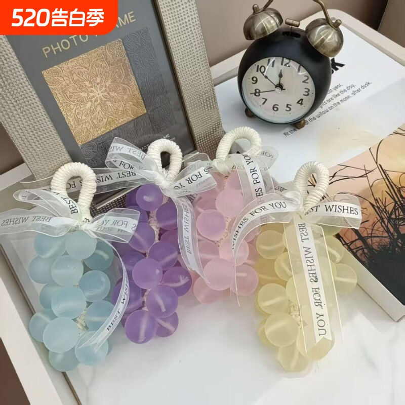 手工大串水晶葡萄香皂手工皂氛围感伴手礼送老师场景布置新年礼物