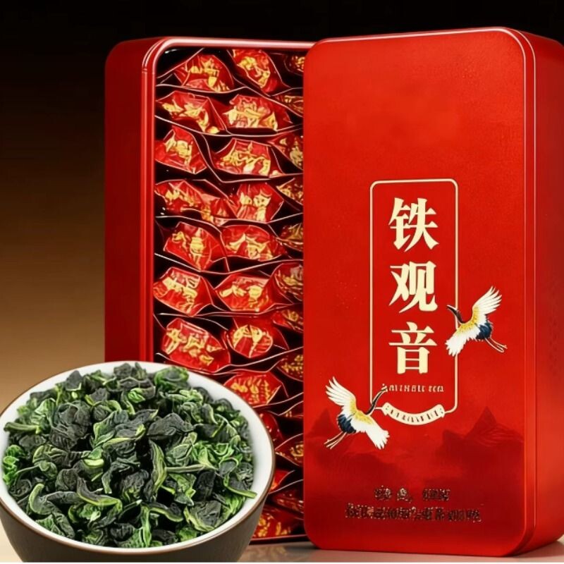 新茶秋茶高山铁观音王浓香型特级袋装兰花香茶叶散装500g送礼盒装