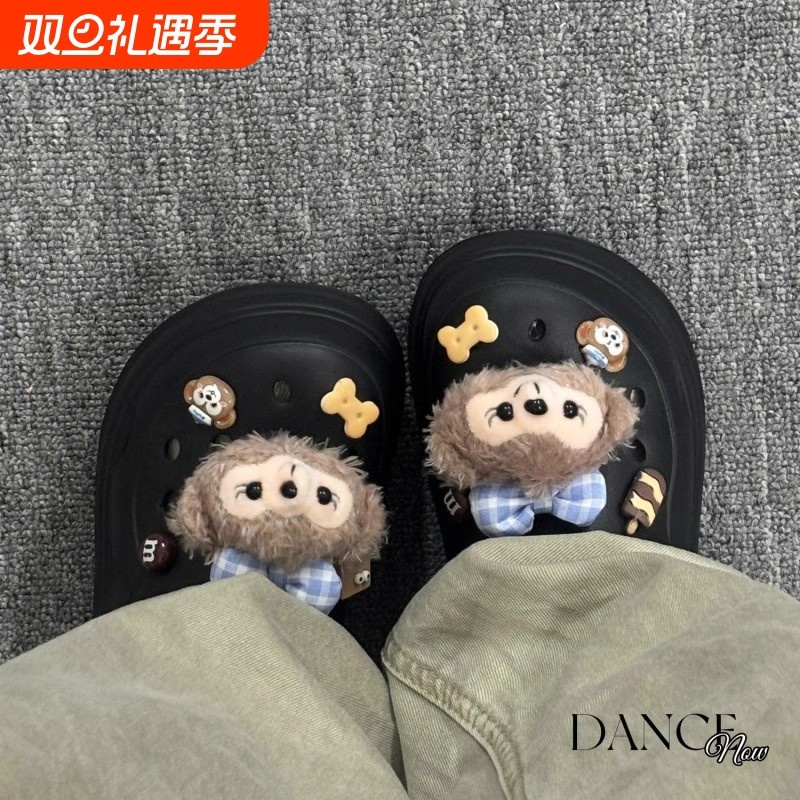 CROCS洞洞鞋配饰雪莉玫鞋花高级diy配件crocs鞋扣卡扣卡