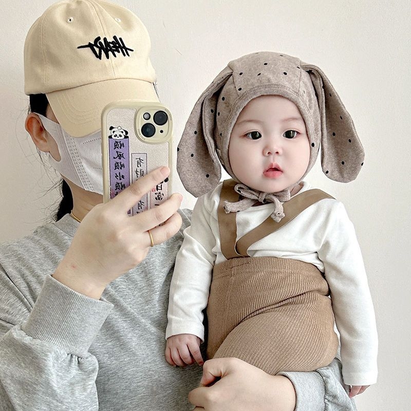 新生婴儿帽子春秋宝宝胎帽小月龄早秋可爱超萌护囱门护耳帽男宝宝