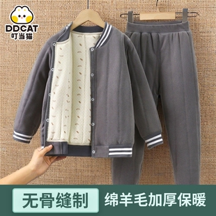 校服神器冬季 小学生棉衣内胆加厚夹棉儿童棉服男童女童棒球服外套