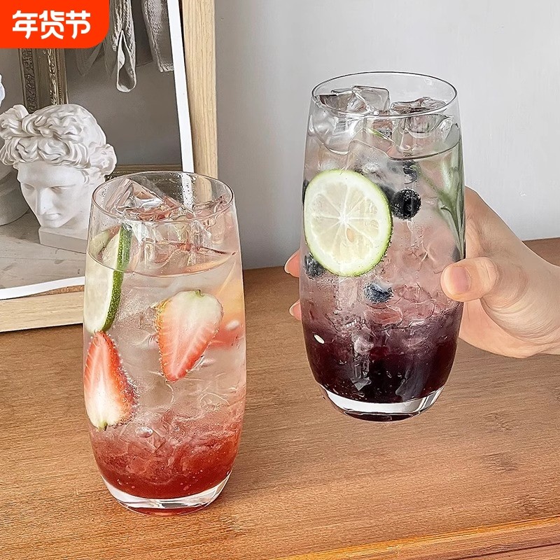 ins莫吉托杯网红餐厅水果茶杯玻璃杯喝水杯家用冷饮果汁杯大容量,餐饮具,玻璃杯,淘宝优惠券,粉丝福利购,淘宝优惠卷