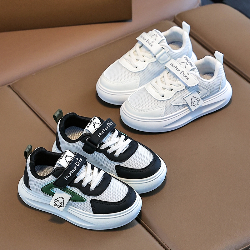 小黄鸭轻便运动鞋儿童小白鞋