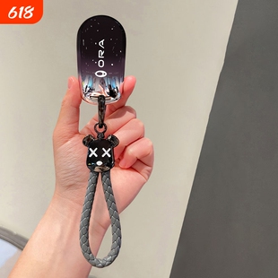 欧拉好猫钥匙套欧拉5保护外壳闪电猫芭蕾猫汽车扣长城包内饰男女