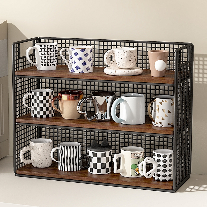 桌面杯架杯子收纳置物架大容量
