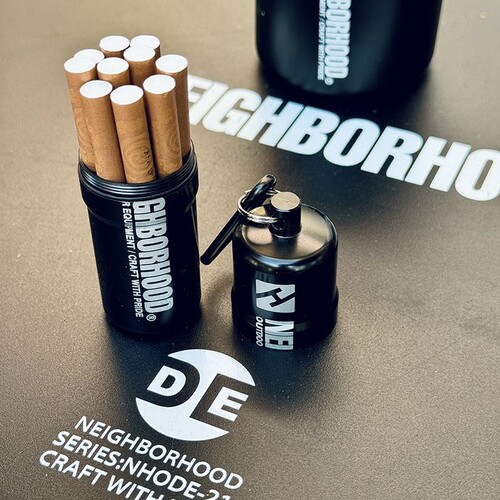 潮牌NBHD金属黑化风铝合