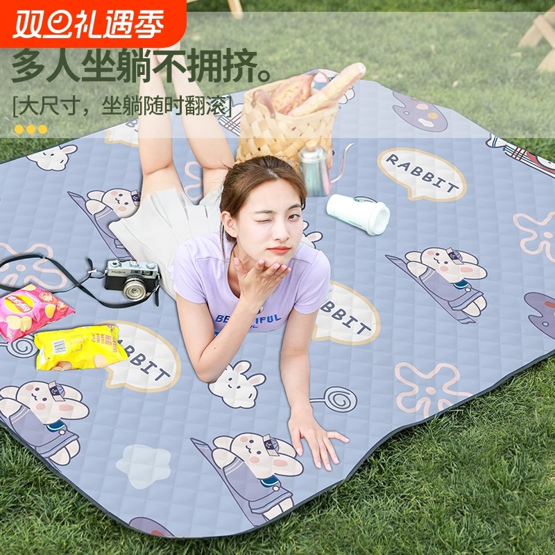 野餐垫防潮垫子加厚草坪户外露营帐篷便携野炊布地垫儿童折叠防水