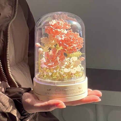 【高颜值礼物】鲜花积木盆栽.