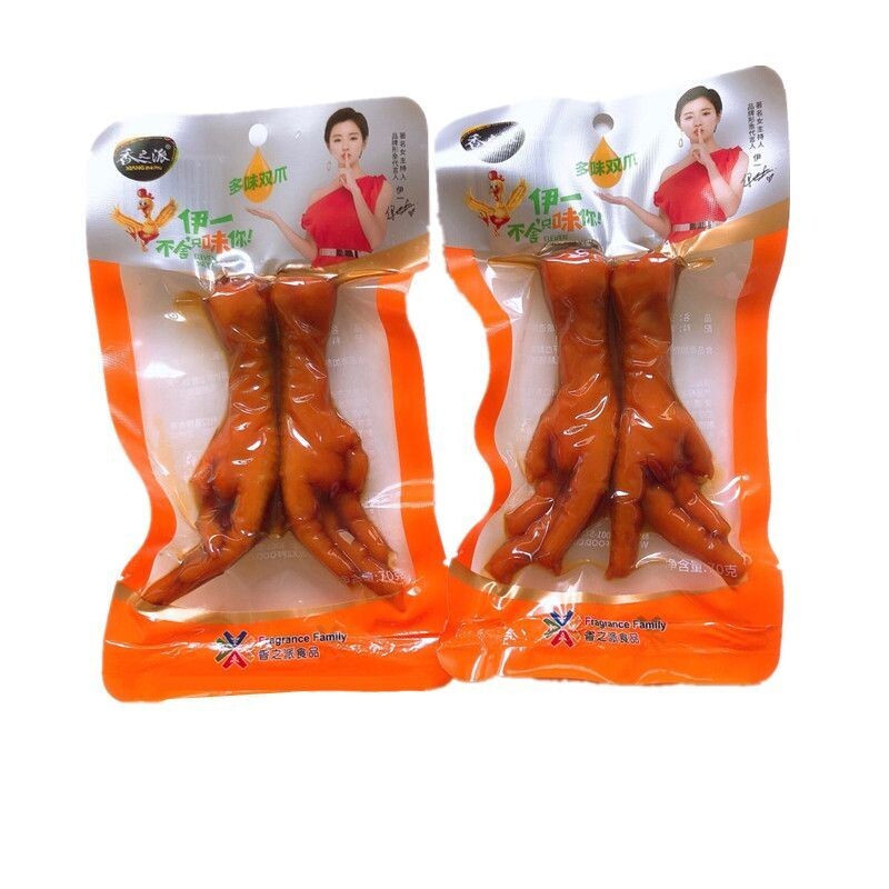 香之派鸡爪多味双爪大个凤爪微辣卤味五香鸡爪子鸡脚即食肉食70g