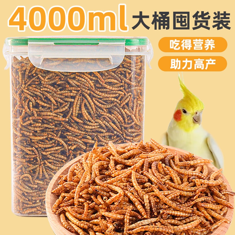 鹦鹉鸟食面包虫干虎皮玄凤饲料鸟粮牡丹画眉八哥专用营养