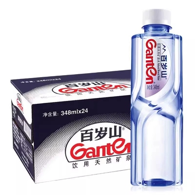 百岁山天然矿泉水348/570ml瓶多规格批发会议家用饮用水送货上门