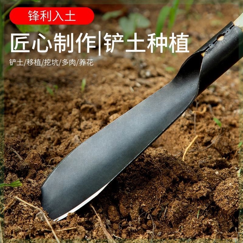 种菜神器锰钢小铲子种花养花种菜工具挖野菜铲草挖土铁铲铁锨种植