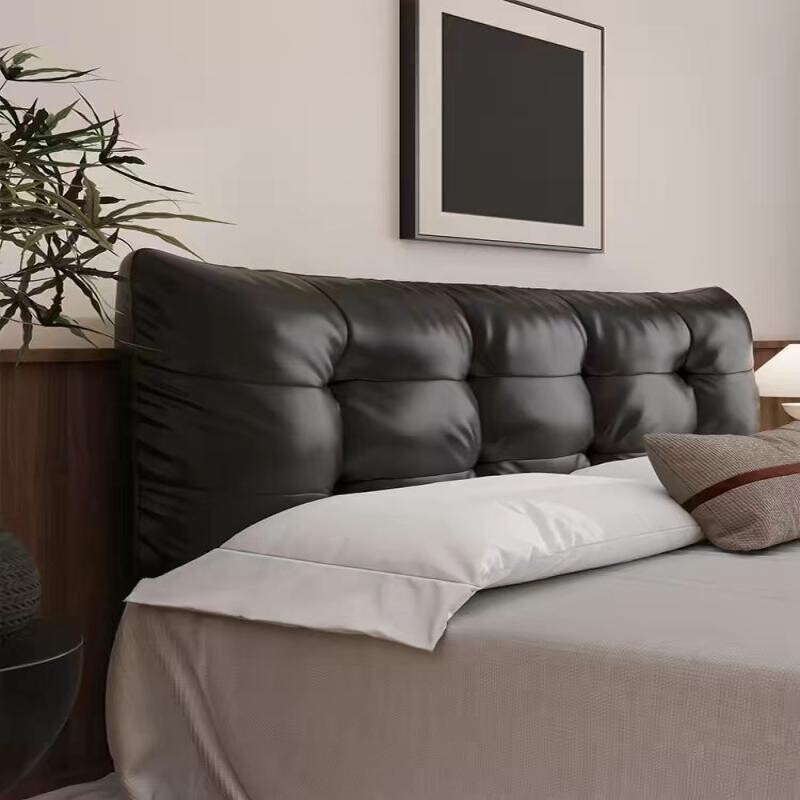 床头靠垫猫抓布靠背双人靠背床头榻榻米床上靠枕自粘现代简约靠垫